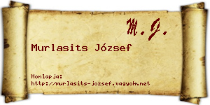 Murlasits József névjegykártya